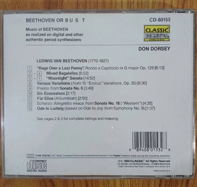 Bust 电子贝多芬 Telarc天碟落地——Beethoven or(图2)